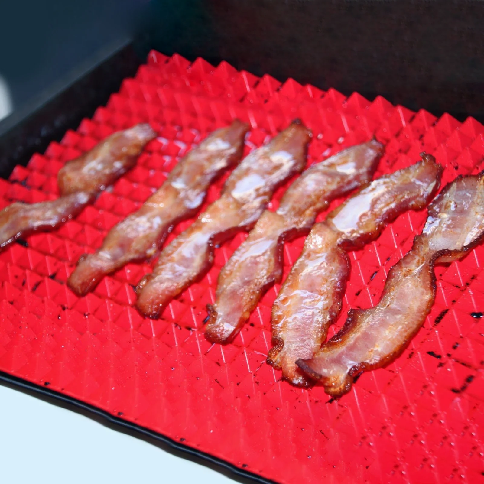 Барбекю силиконовый коврик Пирамида алмаз сковорода тучное уменьшая скольжения