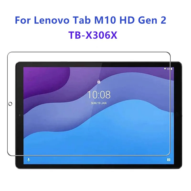 

9H Tempered Glass For Lenovo Tab M10 HD Gen 2 TB-X306X 2nd Generation 10.1 Inch Protective Screen Protector Film TB-X306