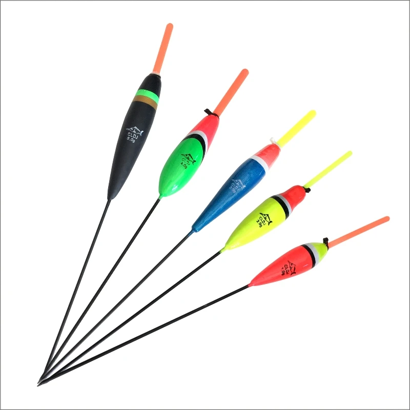 10Pcs Mix Size Color Fishing Float Set Buoy Bobber Pesca Boias Stick For Carp Fish Tackle Vertical Accessories Fluctuate | Спорт и