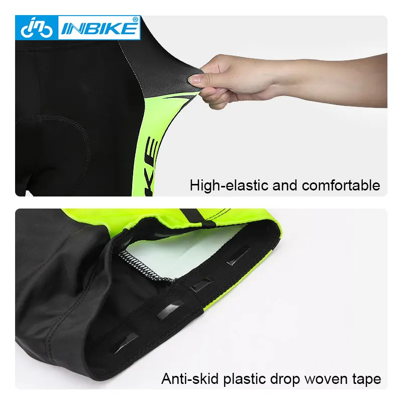 Комплект велосипедной одежды INBIKE мужской дышащая майка с коротким рукавом
