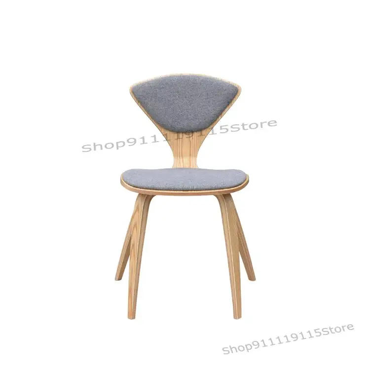 С мягкой обивкой из ткани для обеденного стула Кофе стул дизайнерский домашний