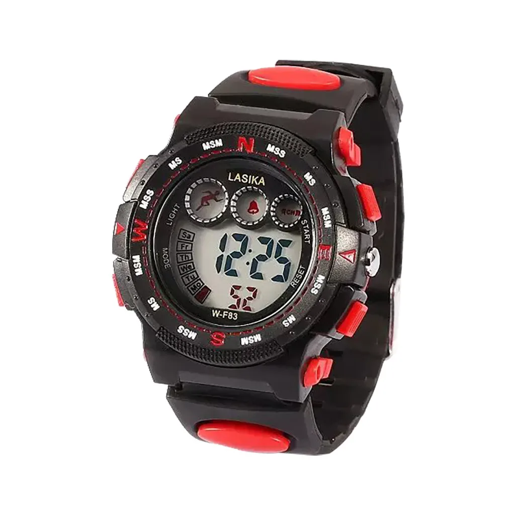 Детские часы цифровые светодиодные будильник мульти Функция спортивные zegarek lego