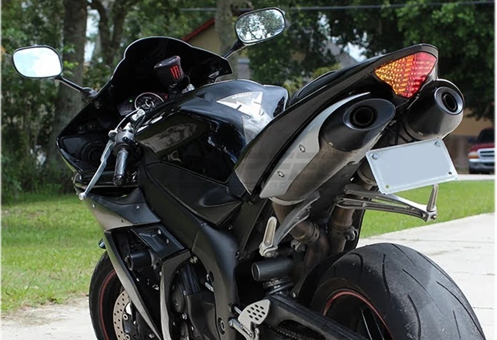 Для YAMAHA YZF-R1 YZF R1 2004 2005 2006 мотоциклетный мигающий светодиодный задний светильник поворотник интегрированный мигающий задний тормозной сигнальный фонарь