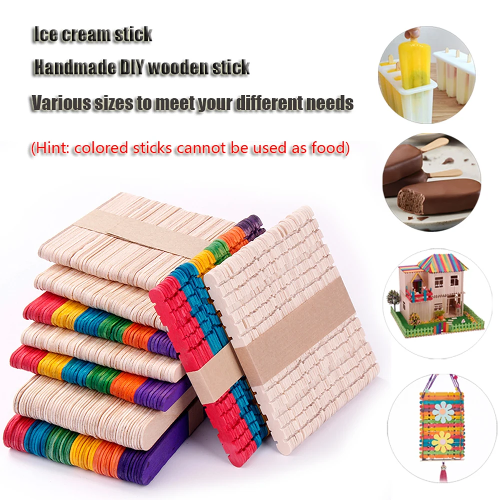Деревянные палочки для мороженого фруктового льда инструменты выпечки тортов из