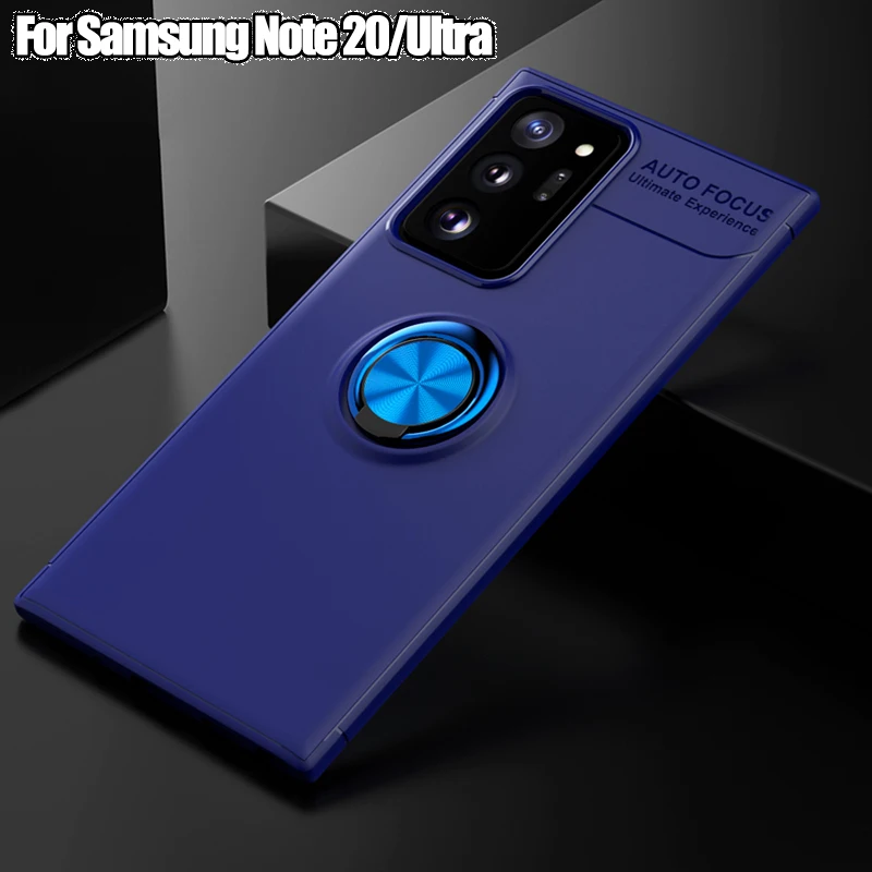 

case for samsung note20 ultra magnetic ring silicone phone cases note20 samsung galaxy note-20 case cover note 20 ultra case