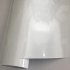 1020304050x152 см белый глянцевый виниловый стикер для автомобиля с технологией выпуска воздуха