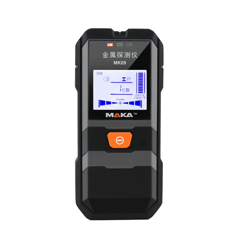 

MAKA MK09 Portable LCD Backlight Display Infrared Metal Detector High Accuracy Metal Objects Steel Wire Copper Tube Finder