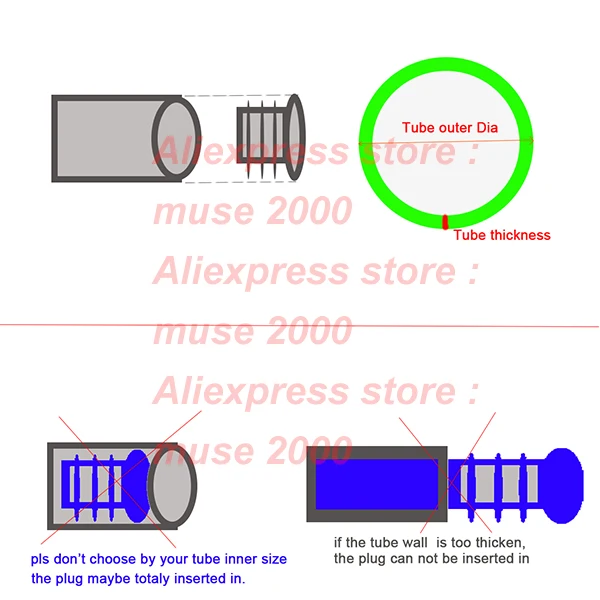 10x10 13x13 mm plastic pipe hole plug tube insert end chair leg feet furmiture desk slip proof cover | Мебель