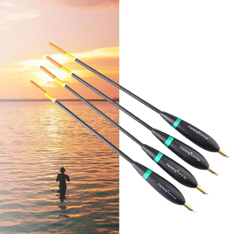 

4pcs Bottom Fishing Floats 24cm-26cm Length Hard Tail Plastic Fishing Float