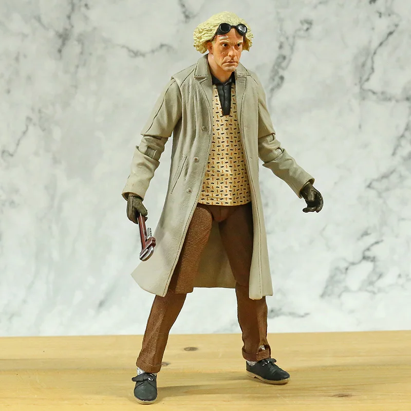 NECA Marty McFly Biff tanen DOC Brown экшн фигурка Назад в будущее спортивный альманах