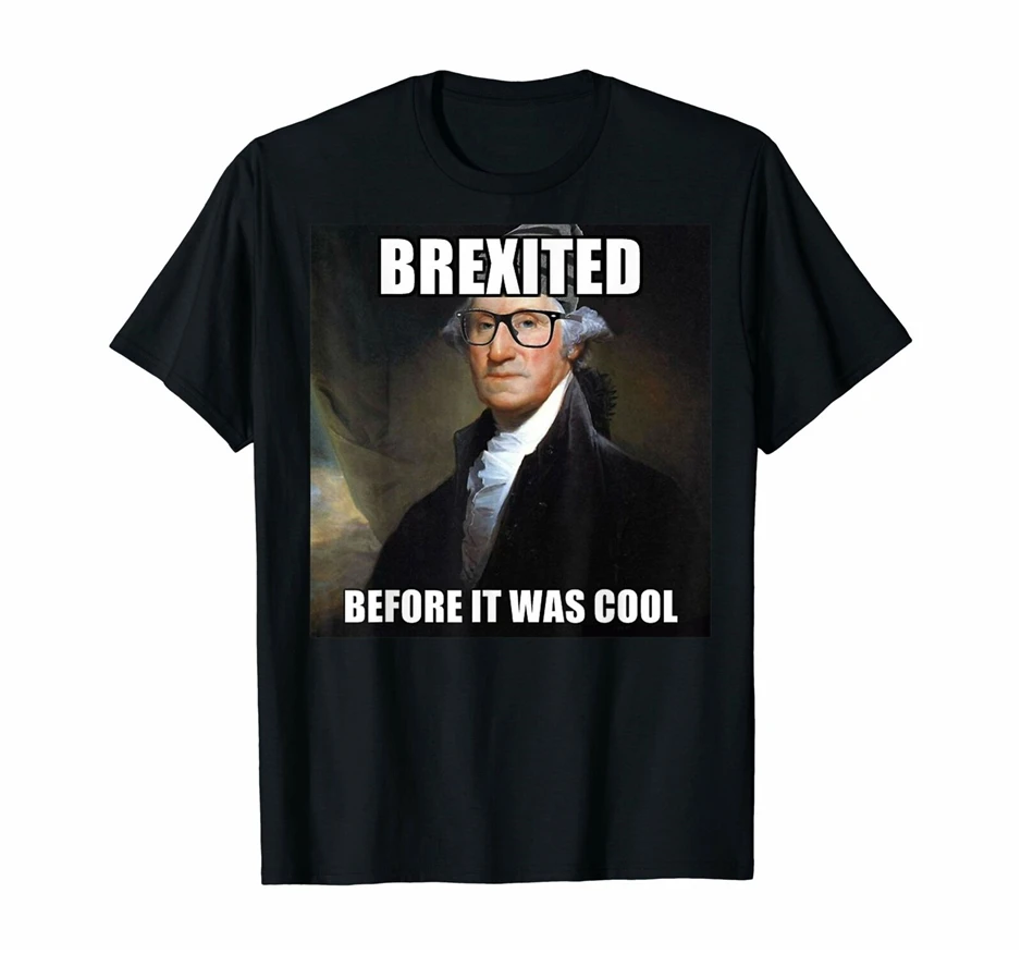Забавная хипстерская футболка Brexit с Джорджем капитаном Meme Harajuku в стиле хип-хоп |