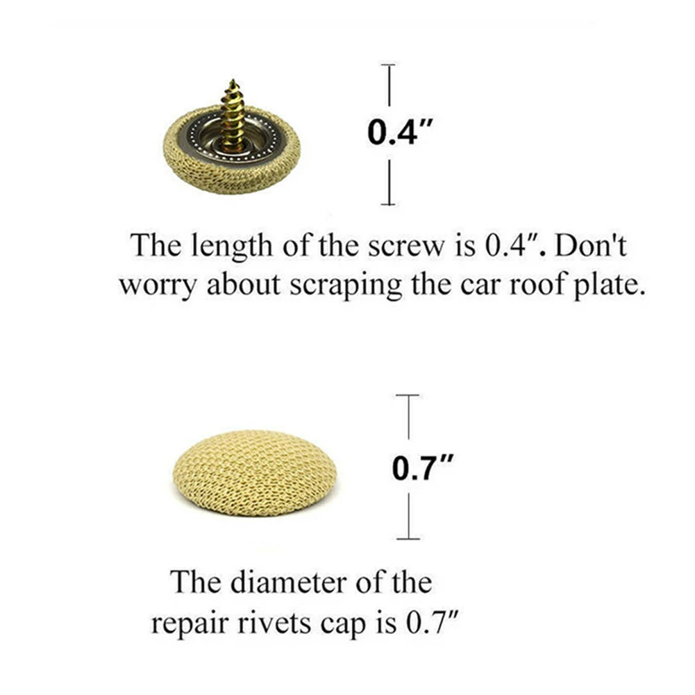 Пряжки на крышу автомобиля 60 шт. крепежные крышки для салона потолка фиксатор