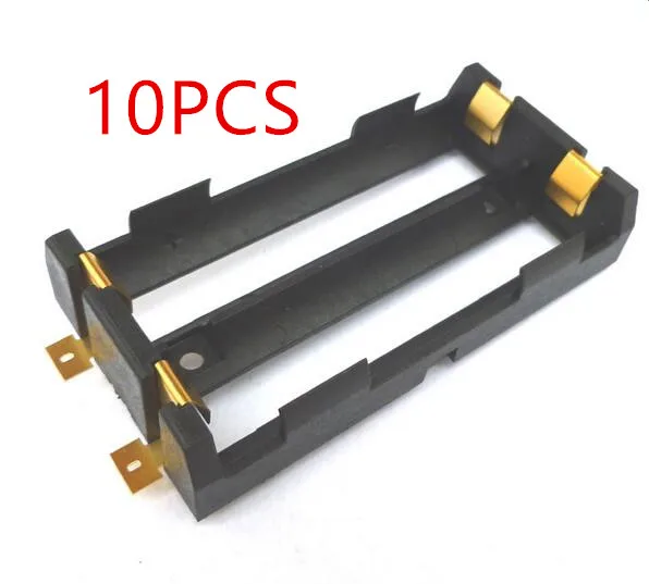 

10 Pcs / Lot 2X18650 Battery Box High Quality SMD Battery Holder With Bronze Pins TBH-18650-2C-SMT