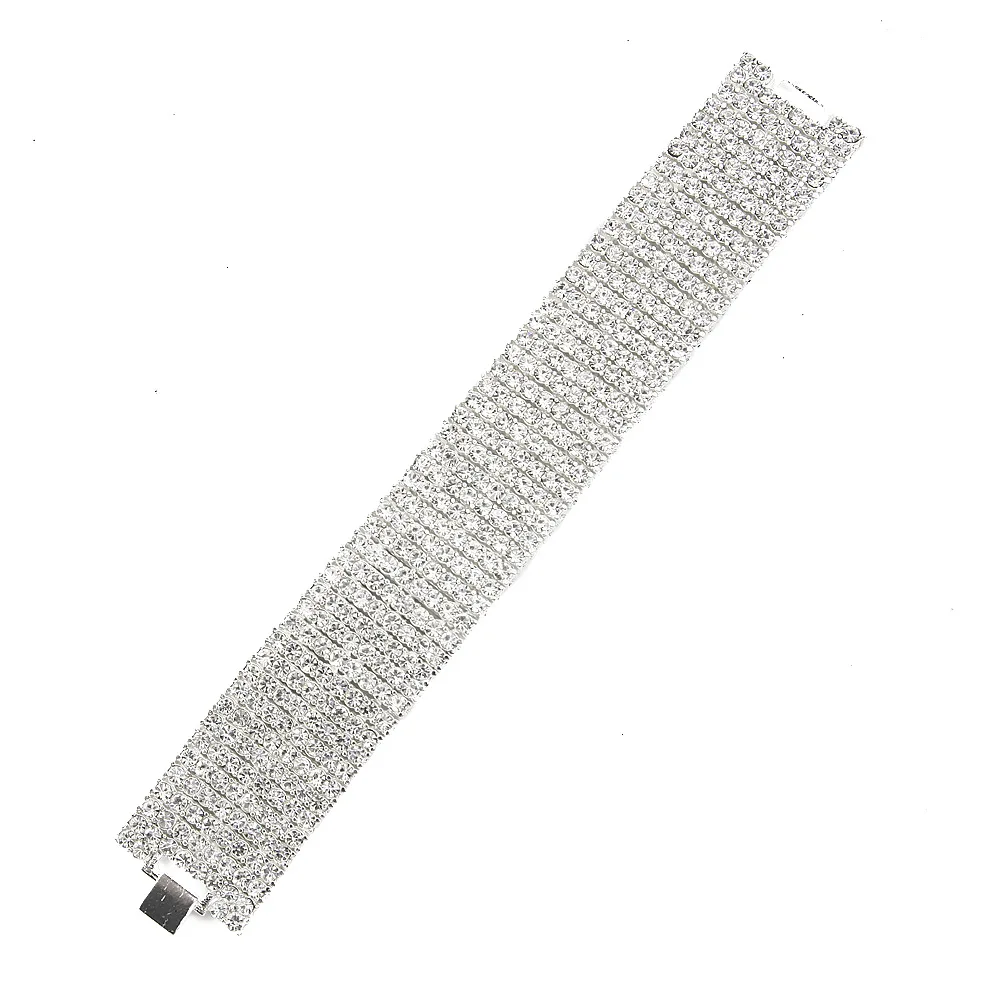 

European and American hip-hop hot sale 8 drainage bracelet men's exaggerated large bracelet Bracelet