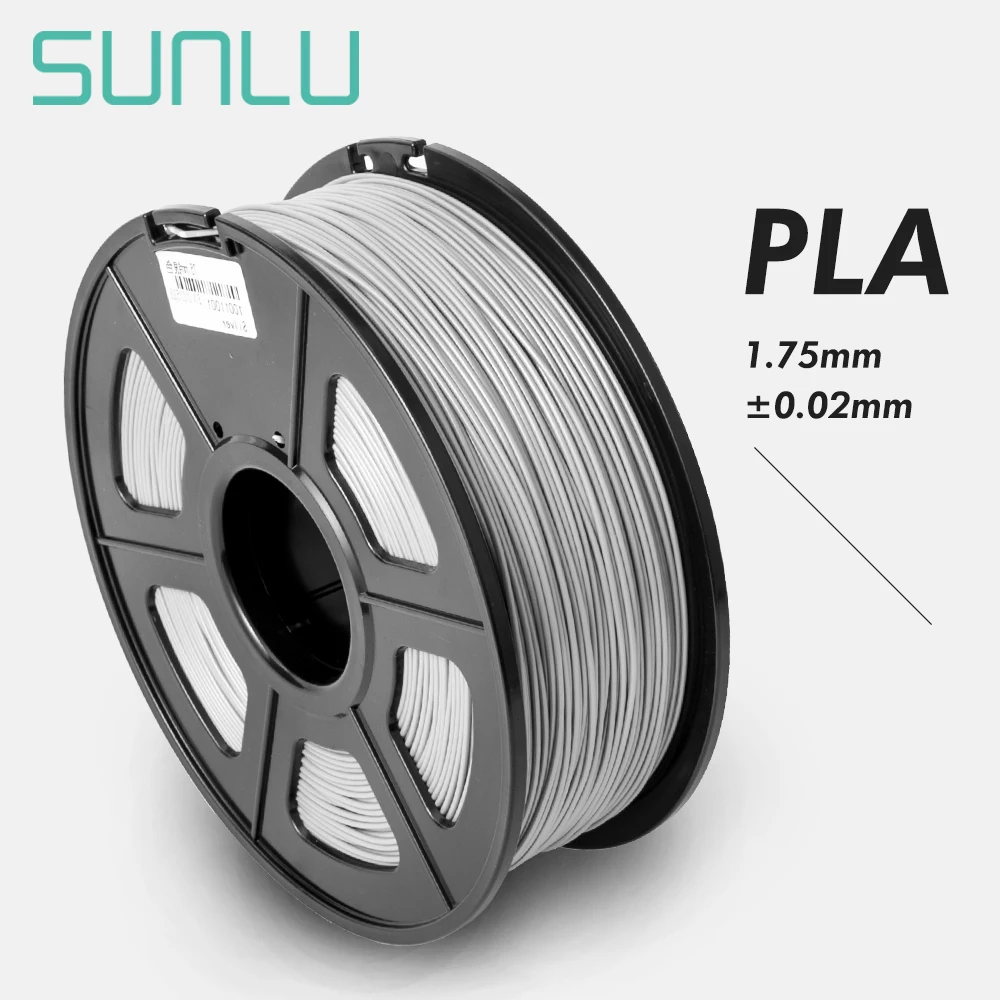 SUNLU 1 75 мм нить PLA для 3D-принтера детей и взрослых точность печатного материала +/-0 02