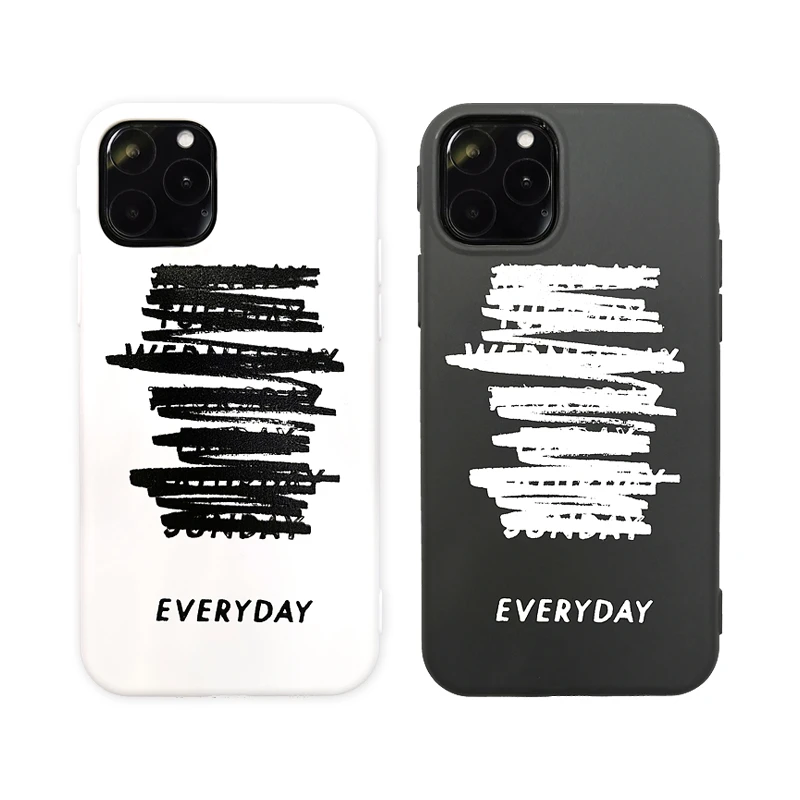 Простой матовый Мягкий силиконовый чехол ТПУ для iPhone XS 11 Pro Max X XR Lite Art Line Victoria