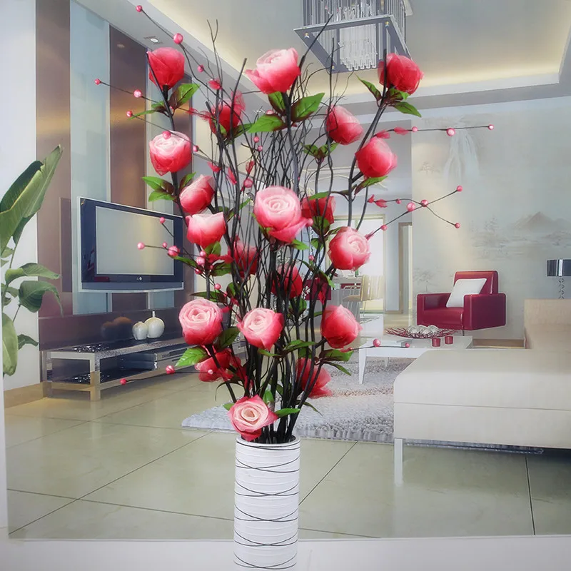 Вены букет из сушеных цветов Искусственный цветок художественная гостиная пола