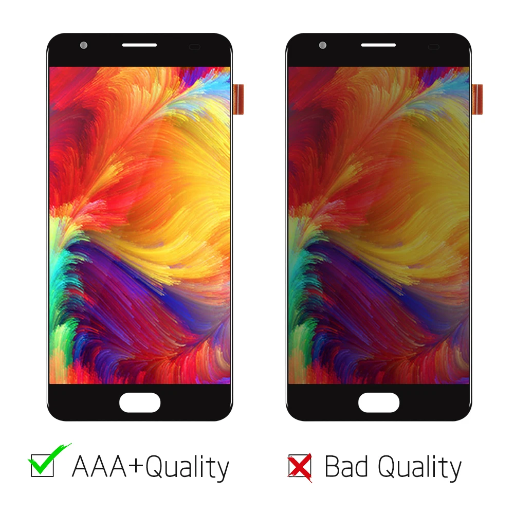 ЖК-дисплей 100% дюйма для Oukitel K6000 Plus сенсорный экран с дигитайзером в сборе