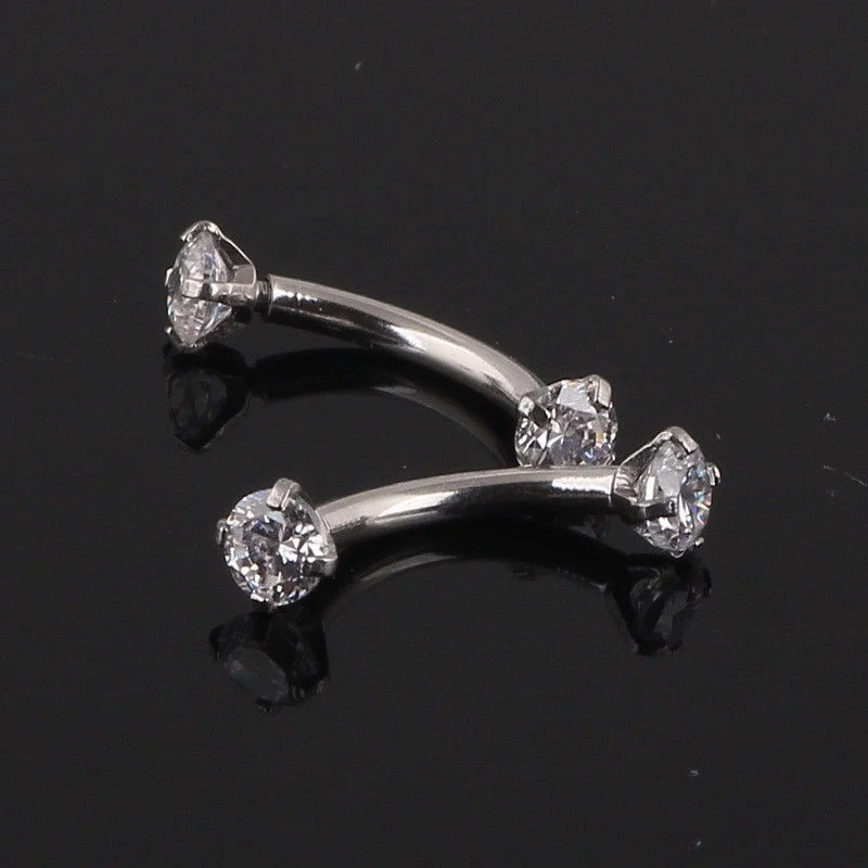 Ювелирные изделия для тела женщин резьба мяч штанга изогнутая хирургическая