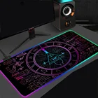 RGB персональный математический светодиодный игровой коврик для мыши, игровые аксессуары, компьютерная клавиатура, коврик для мыши, ПК, ноутбук, геймерский коврик для мыши