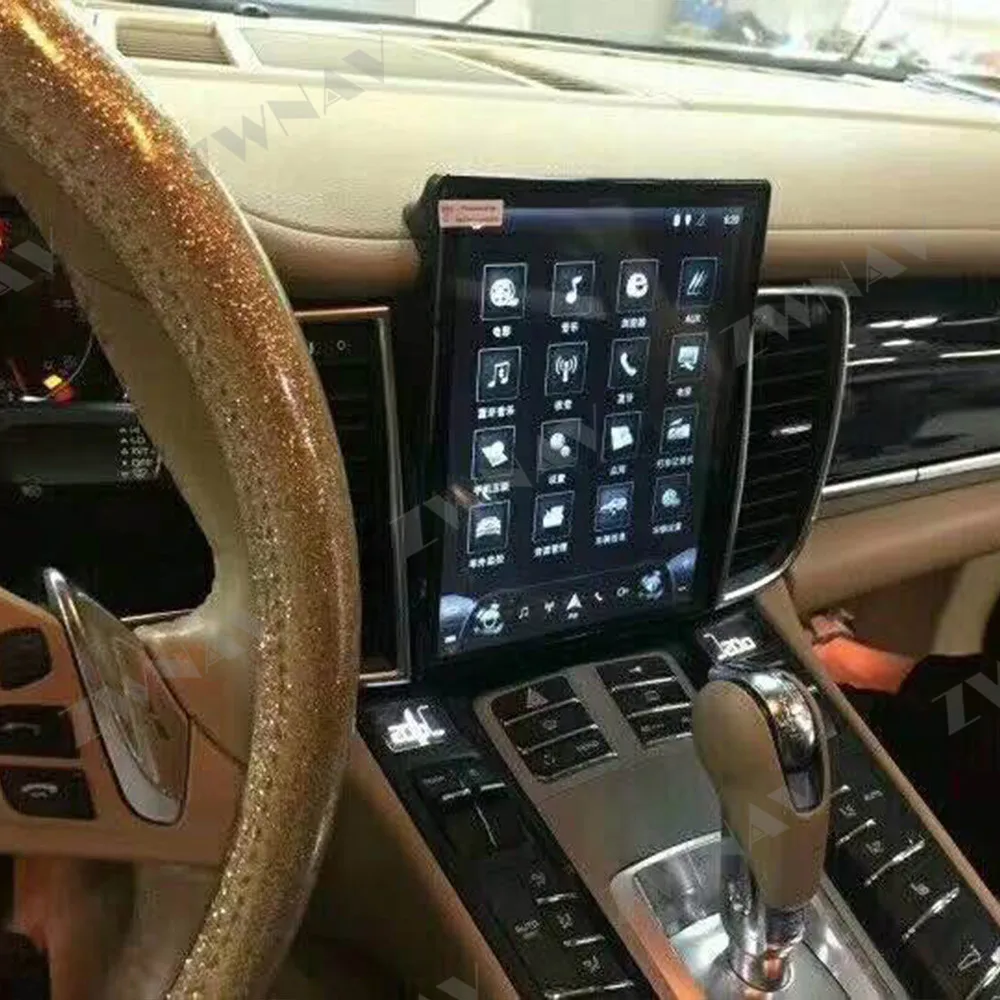 

Android 9.0 DSP IPS HD Screen For Porsche Panamera 2014 2015 2016 2017 Tesla Style Car Player GPS Navigation Radio multimedia