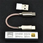 Портативный усилитель для наушников CS43131 SA9312L декодирование DAC Type C Lightning 384K 32Bit DSD256