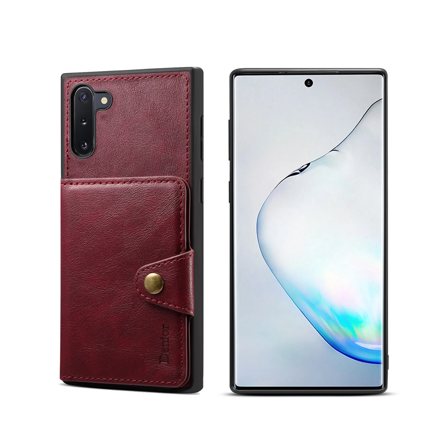 Для samsung Galaxy Note 10 Plus кожаный чехол-кошелек для samsung Note 10 Note10 слоты для карт подставка держатель чехол для телефона