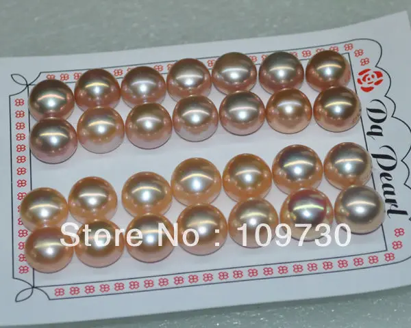 

Hot sell Noble GORGEOUS!Natural Iridescent 14pairs AAA11mm high luster pearl& earring