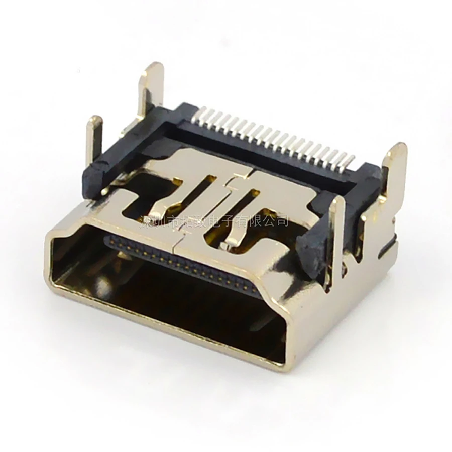 

50 шт./лот SMT 19P HDMI гнездовой разъем/разъем 19PIN HD