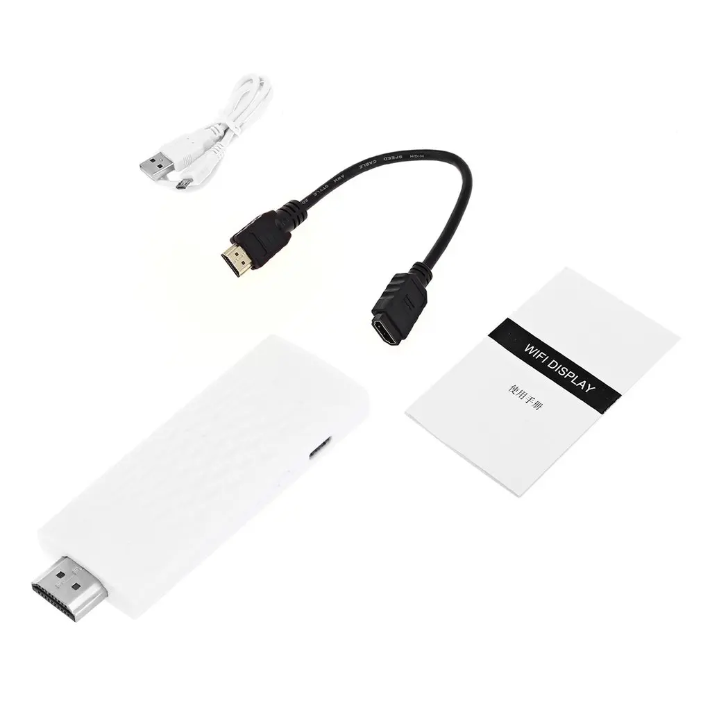 Маленький размер беспроводной Wifi Airplay телефон экран к HDMI ТВ Ключ адаптер зеркало