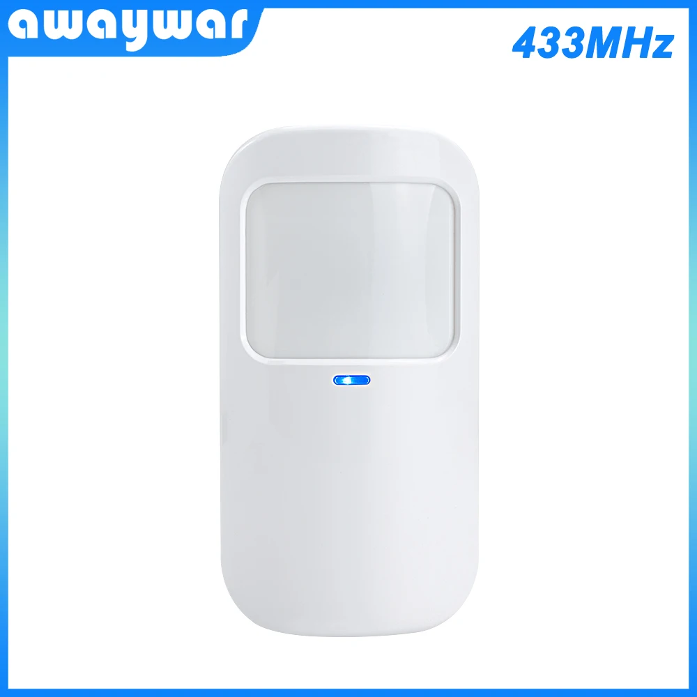 Awaywar беспроводной детектор движения PIR 433 МГц датчик с батареей для Wifi GSM|Сенсор и