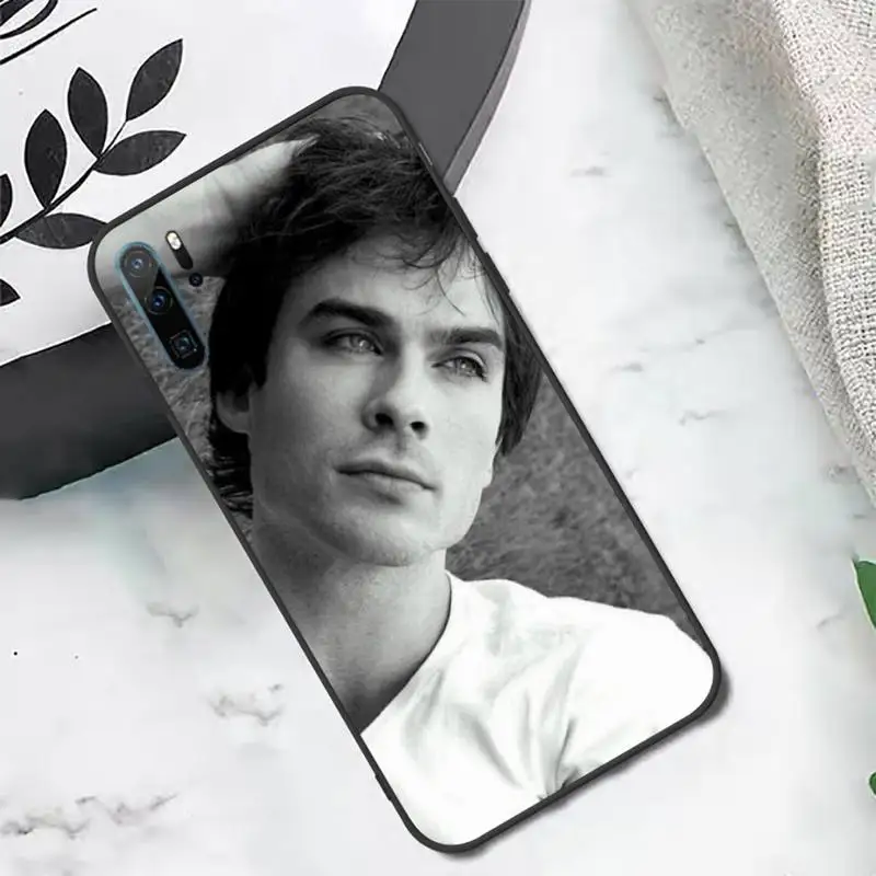

ian somerhalder The Vampire Diaries Phone Case For Huawei honor Mate P 10 20 30 40 i 9 8 pro x Lite smart 2019 nova 5t