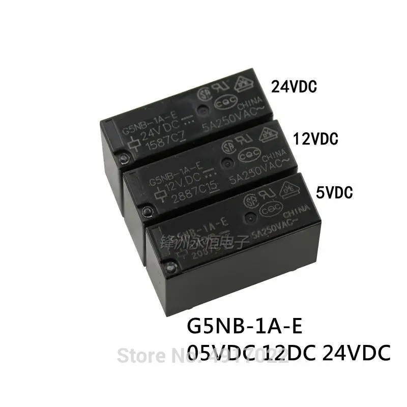 

5 шт. новый оригинальный G5NB-1A 05VDC 12VDC 24VDC 24V 4-контактный 3A mini G5NB реле G5NB-1A-E 05V 12V 24V AC переменный ток DIP4