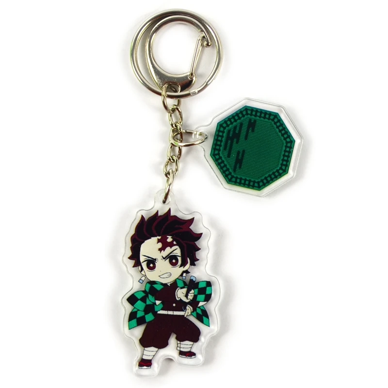 

Cartoon Anime Destroyer Blade Keychain Pendant-Tanjiro/Normal/Acrylic Key Pendant Length 5.2cm, Width 3cm 1pc 7 Syles
