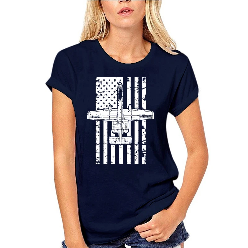 

Men T Shirt A-10 Warthog Vintage Flag Tee Women T-Shirt