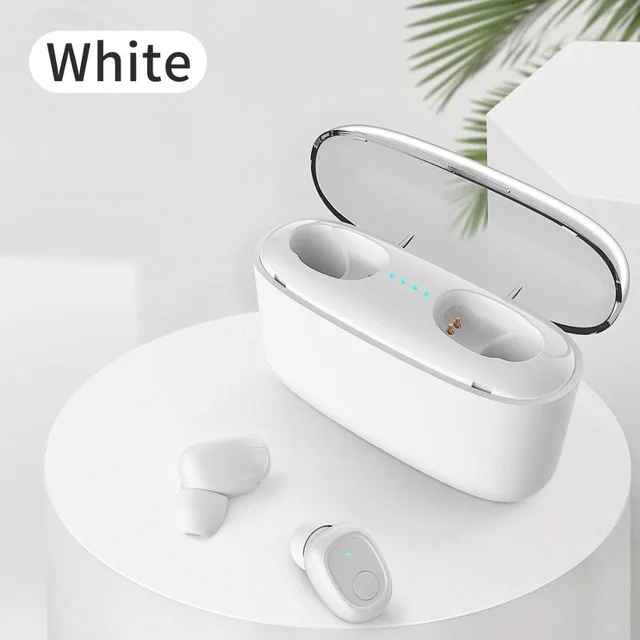white TWS, беспроводные наушники g5s, наушники с Bluetooth, V5.0, с микрофоном, 3D, супер бас, наушники для iPhone, Xiaomi, samsung, смартфон - Цвет: white
