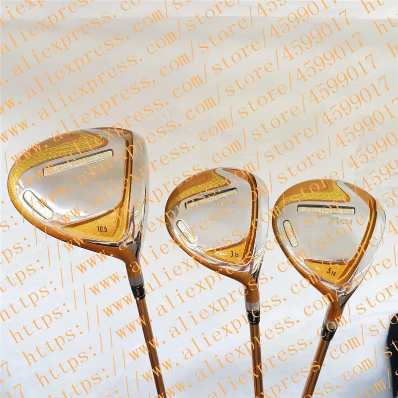 Men's Golf Club honma BERES IS-07 4 star driver + fairway wood with head cover