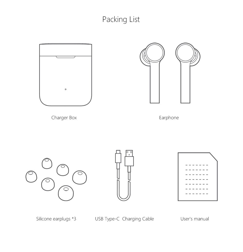 Xiaomi Original Wholesale Earphone Mi Smart TWS Wireless Wired Bluetooth Sports Sets For Moblie Phone Ai Control | Электроника