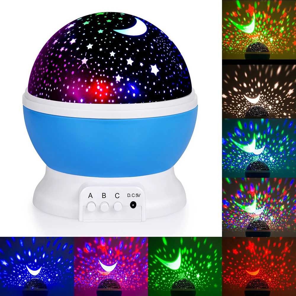 

DC5V LED Night Light Projector Moon Lamp Lightme Stars Starry Sky Battery USB Lamp For Kids Gift Children Bedroom Lamp Projector