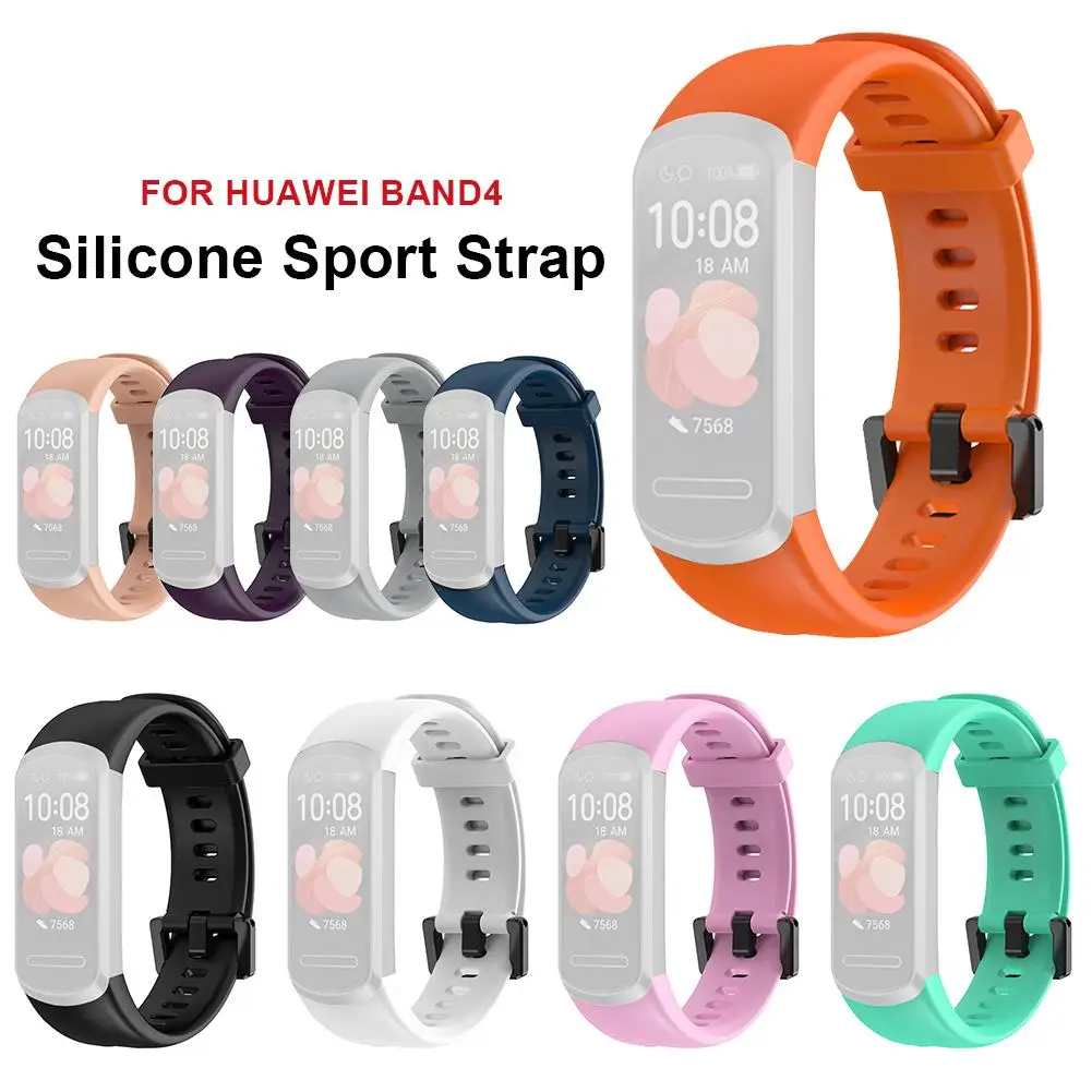 

For Huawei Band 4 Wristband Silicone Replacement Wrist Band Watch Strap For For Huawei Smart Bracelet Band 4 Accessories