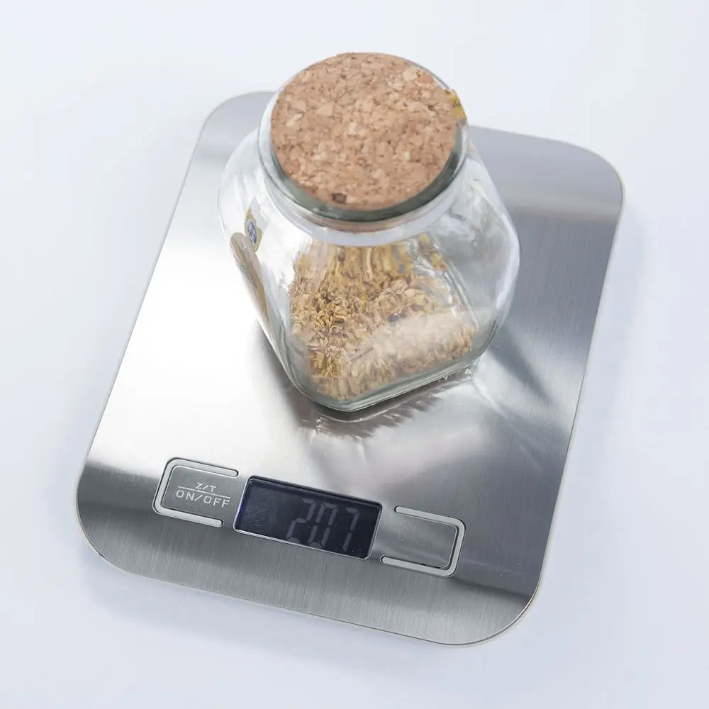 Электронные кухонные весы из нержавеющей стали 11 фунтов/5000 г цифровые пищевые