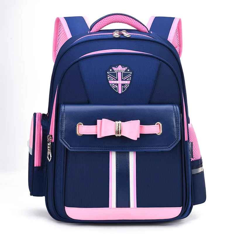 

Kids Fashion Aristocratic Academy Orthopedics School Backpack Children High Capacity Schoolbag For Boys Girls All Open Space Bag