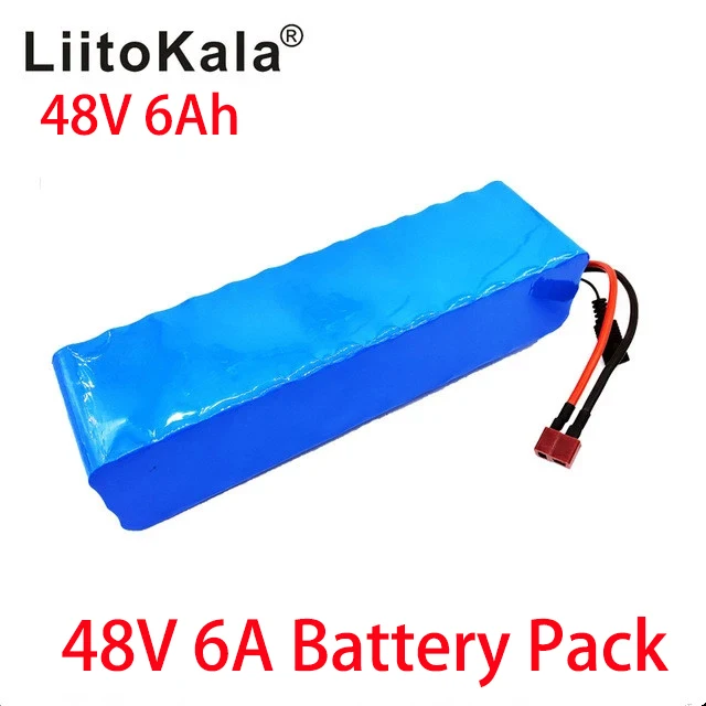 Литий ионный аккумулятор LiitoKala 48 В 6 Ач 13 s3p 1000 Вт 30 А BMS|Комплекты батарей| |