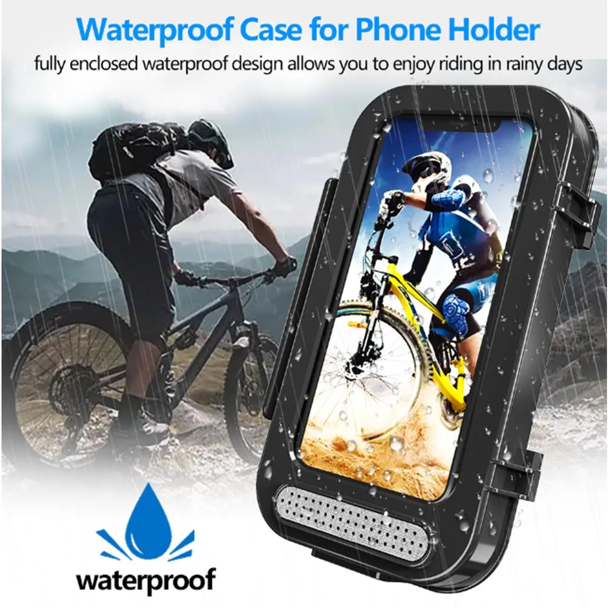 Держатель для сотового телефона GPS на руль мотоцикла с поворотом 360 °