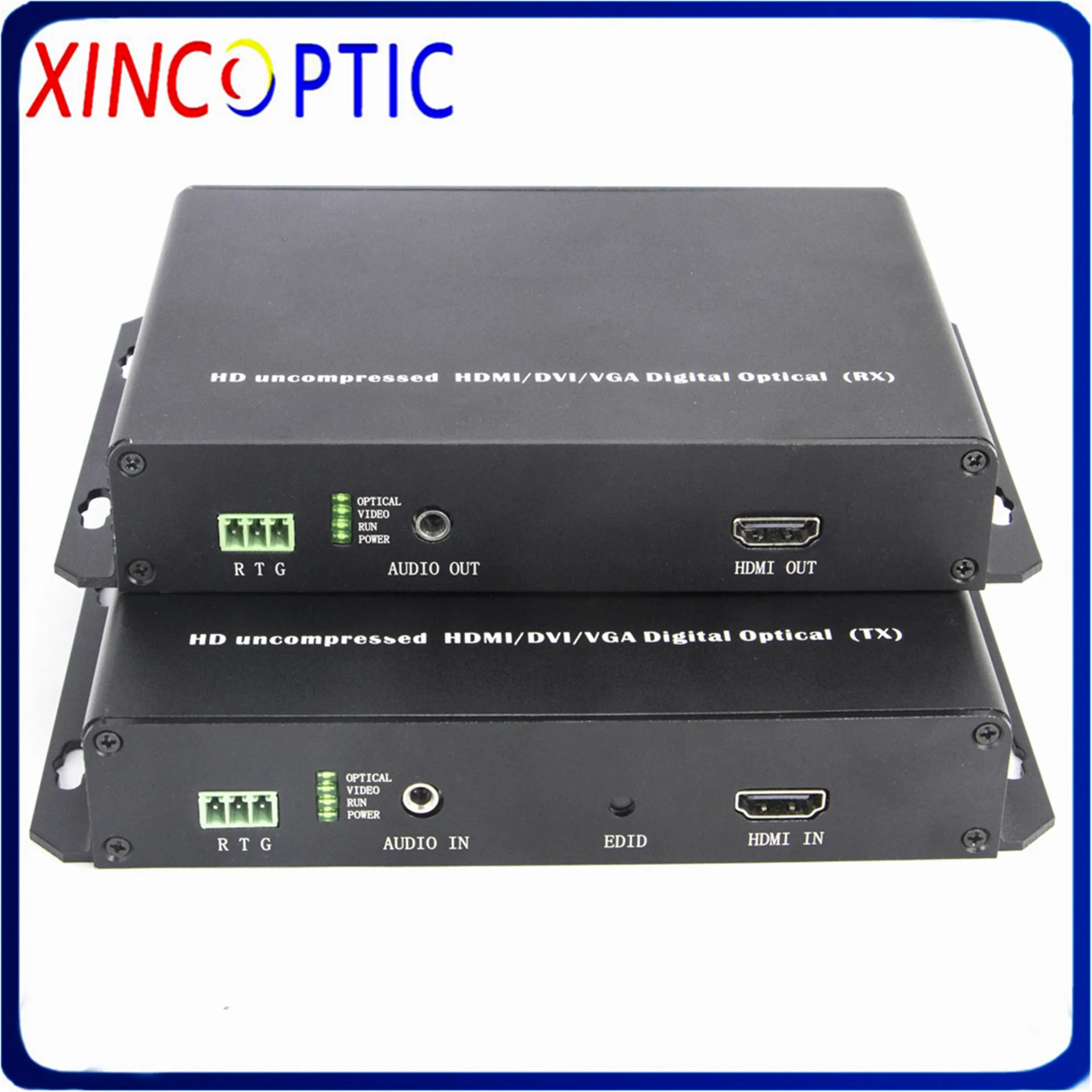 HDMI KVM волоконно-оптический трансивер с RS232/USB/аудио конвертер поддержкой USB 1 0