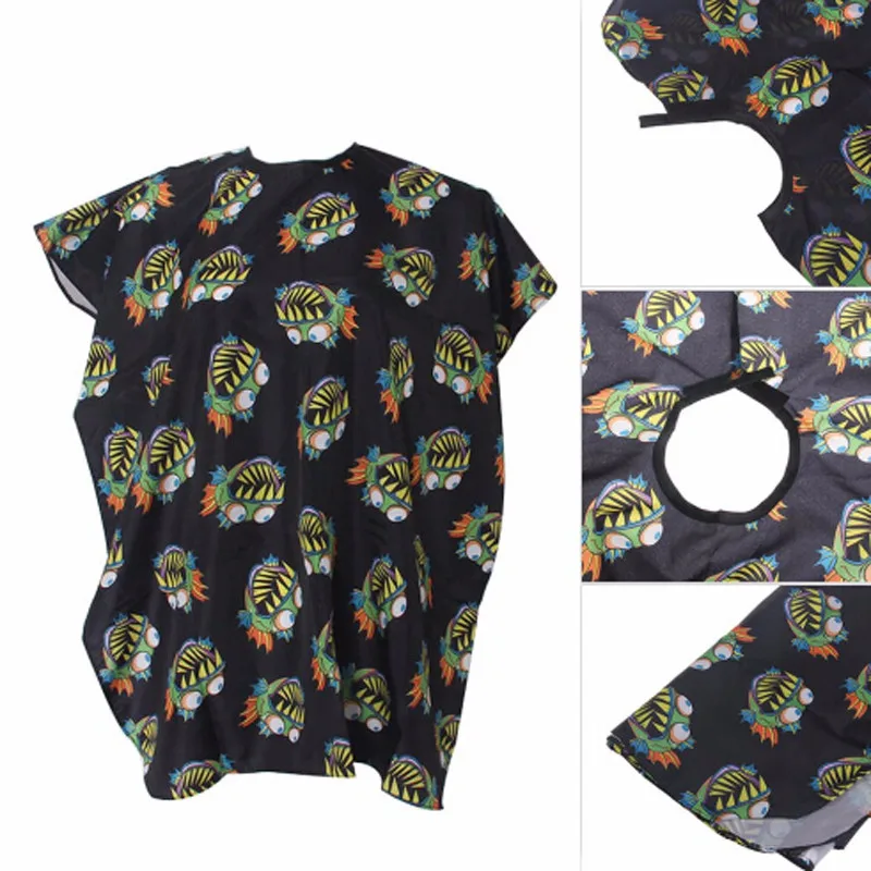 Детская накидка для парикмахера тканевая стрижки волос водонепроницаемая