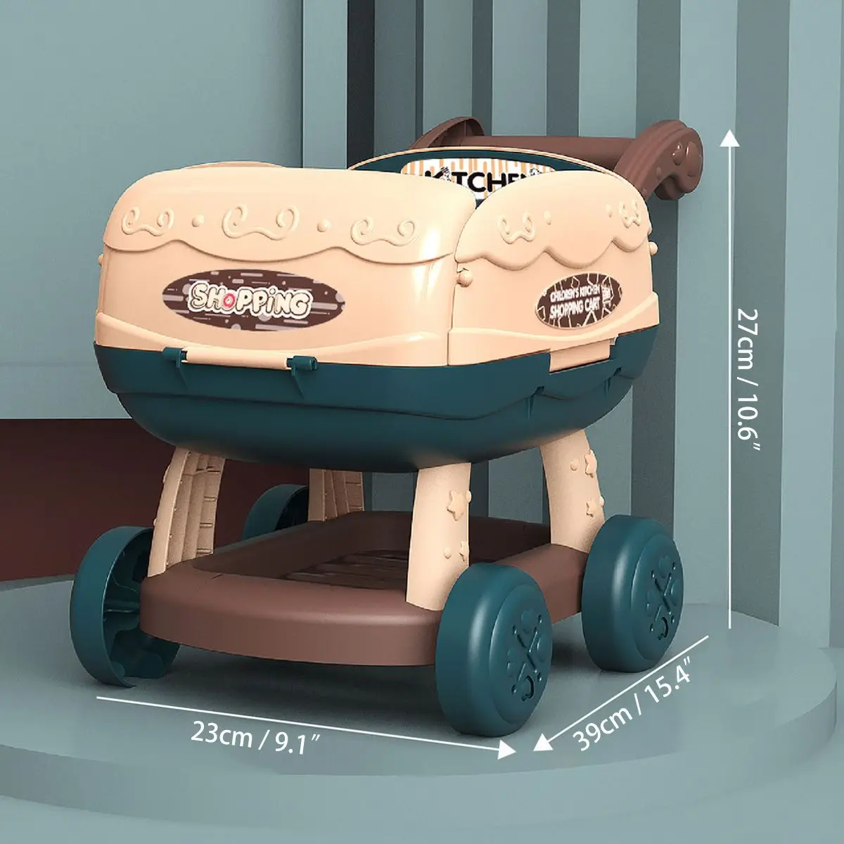 

Kids Kitchen Toys 26pcs Kids Pretend Role Play Simulation Kitchen Cooking Toys with Sounds Dining Car Toys Kids Christmas Gifts