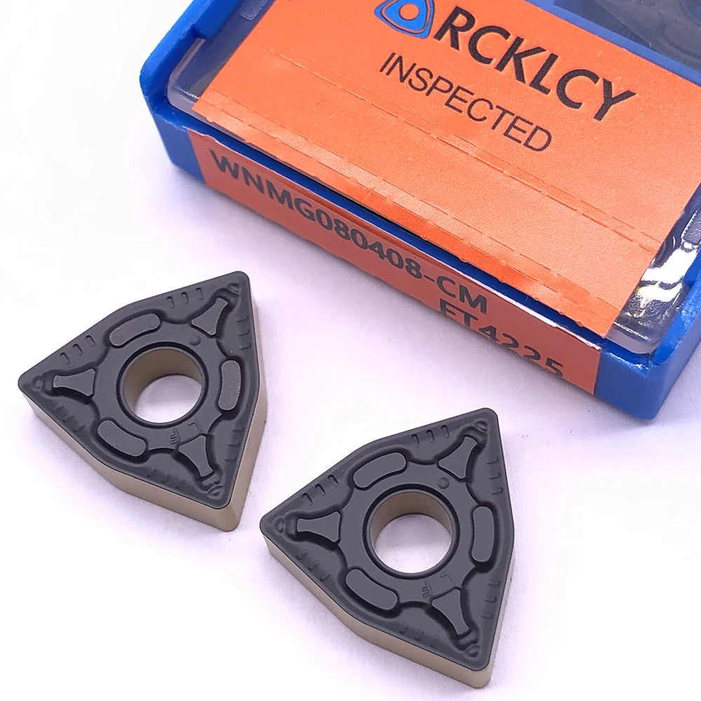 10 шт. RCKLCY токарные инструменты WNMG080408 CM FT4225 высокое качество карбида металла