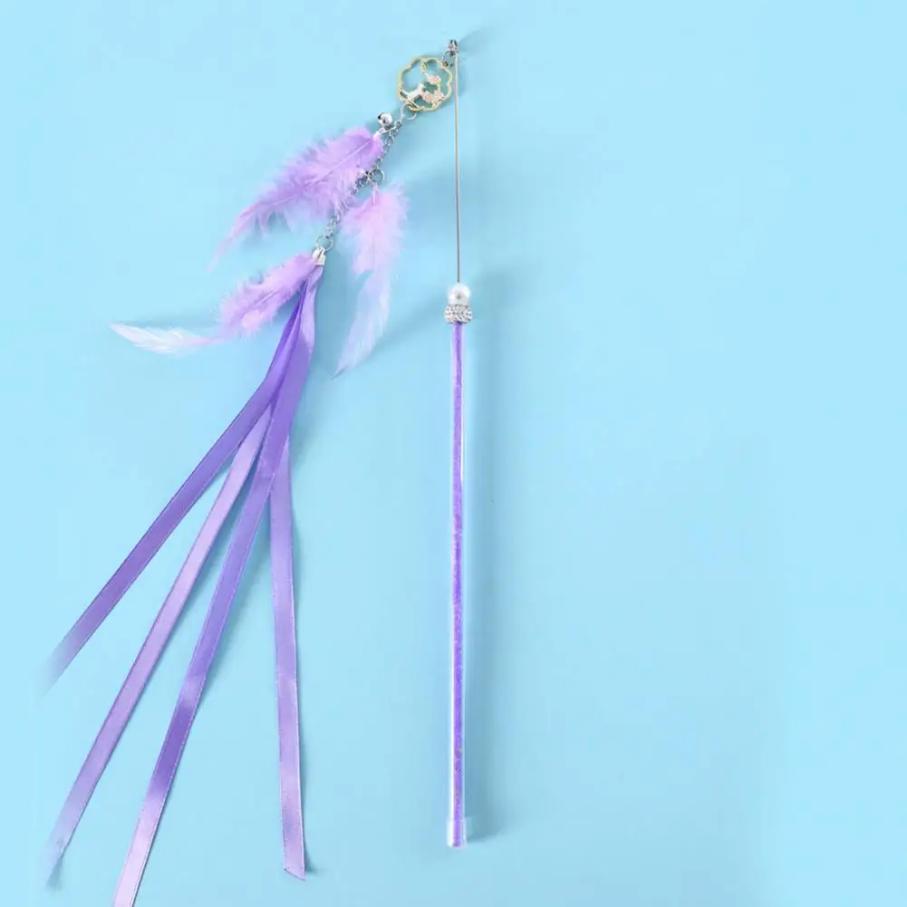 

Kitten Wand Lightweight Cats Teaser Kitten Fishing Rod Play Toy with Bell