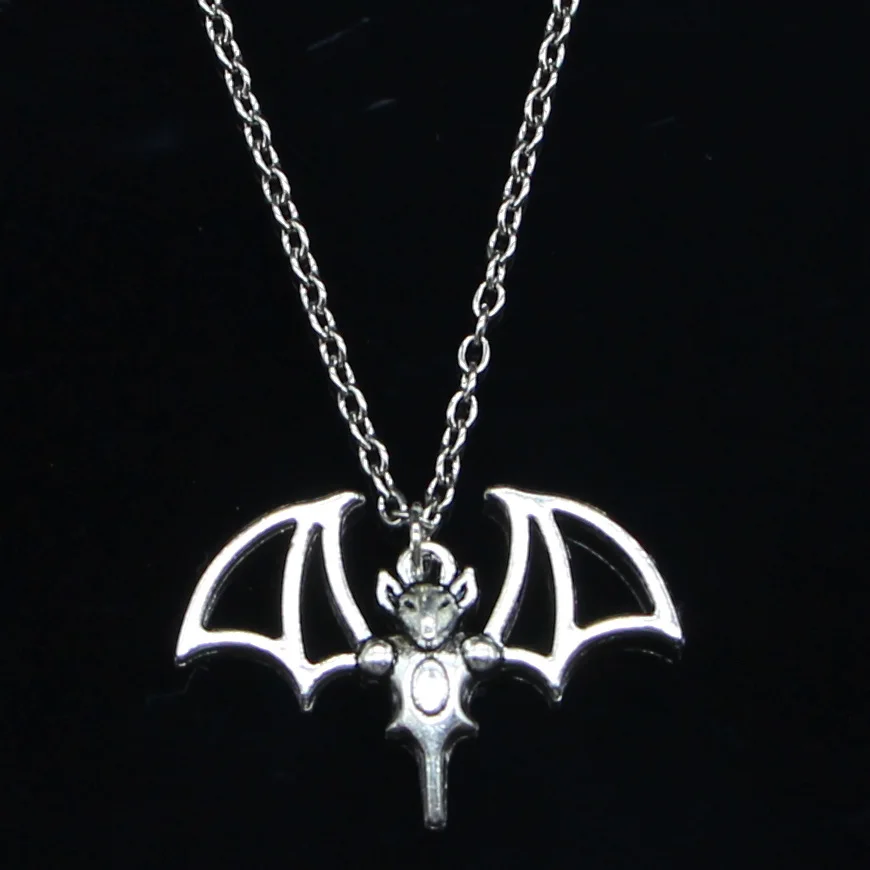 Новое модное ожерелье 22x32 мм кровососущие летучая мышь Подвески Короткие Длинные